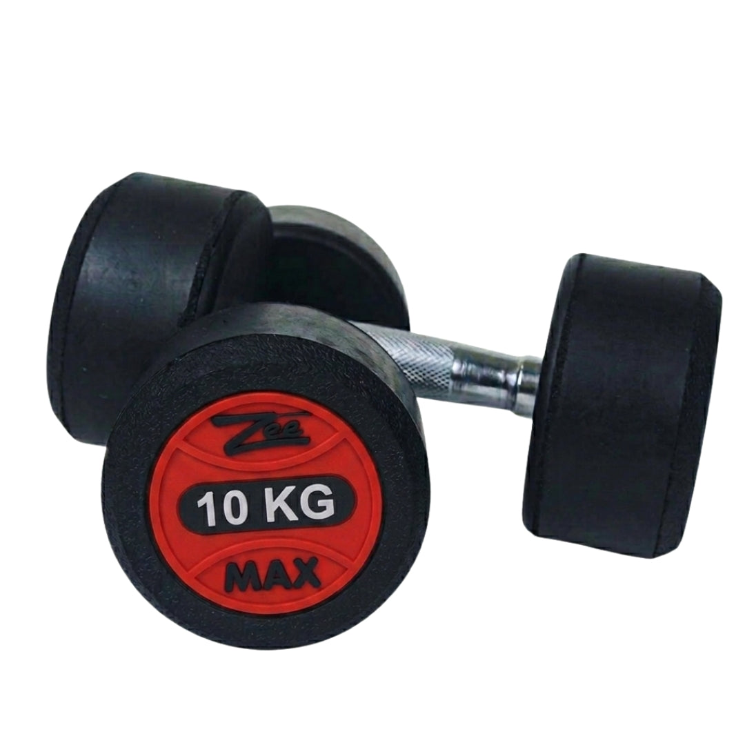 10kg Dumbbell Pair / ZeeMax Rubber Coating